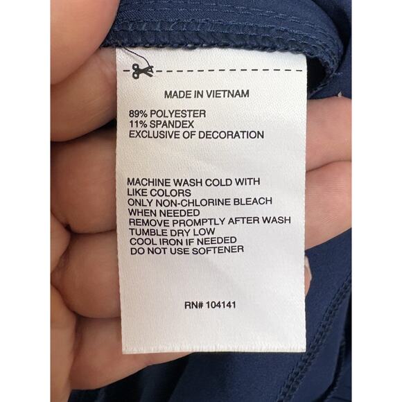 DSG Mens Navy Athletic Joggers Quick Dry Stretch Pants Size L - Picture 5 of 5